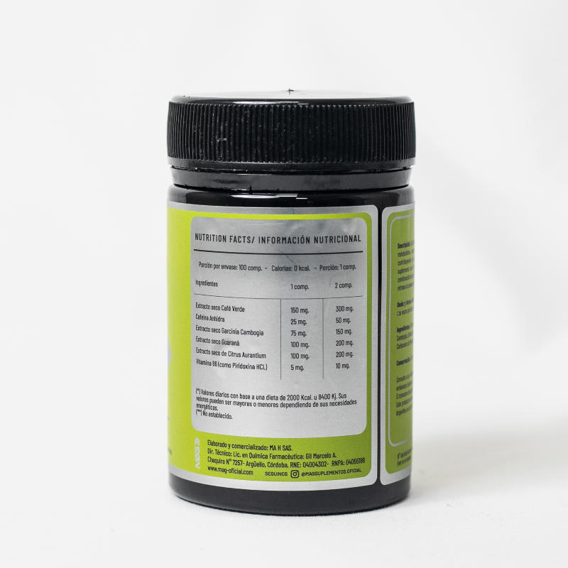 Productos - Mag Suplementos Nutricionales - Lipo max 100cmp